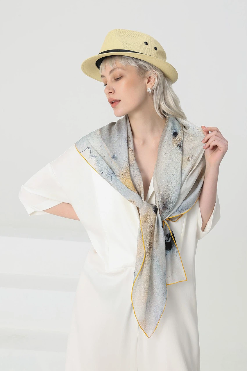 Custom Wedding Silk Scarves